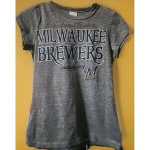MLB Genuine Merchandise Campus Lifestyle Milwaukee Brewers Medium Cr60 New NWOT